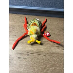 Ty Beanie Babies Scurry the Spider Bug Plush Toy 2000